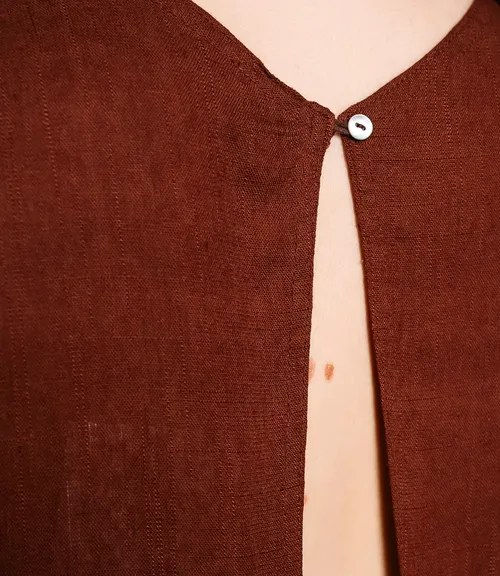 Платье #ОКТ025025, коричневый