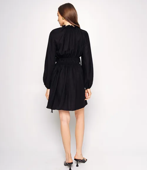 Платье #КТ1515, чёрный