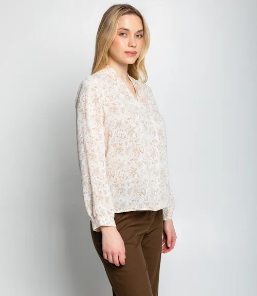 Блуза #КТ803 (8), бежевый