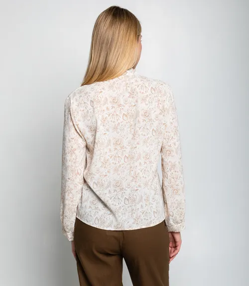 Блуза #КТ803 (8), бежевый