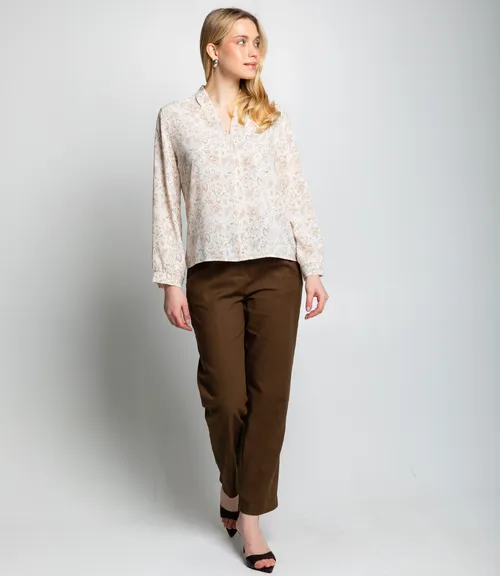 Блуза #КТ803 (8), бежевый