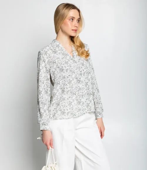 Блуза #КТ803 (8), серый