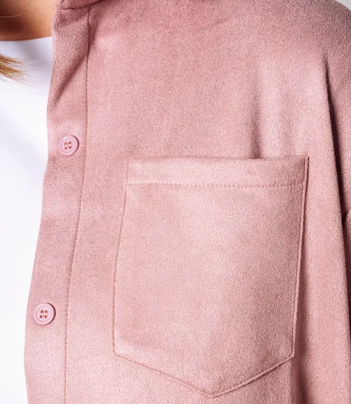 Рубашка #КТ1320, пыльная роза