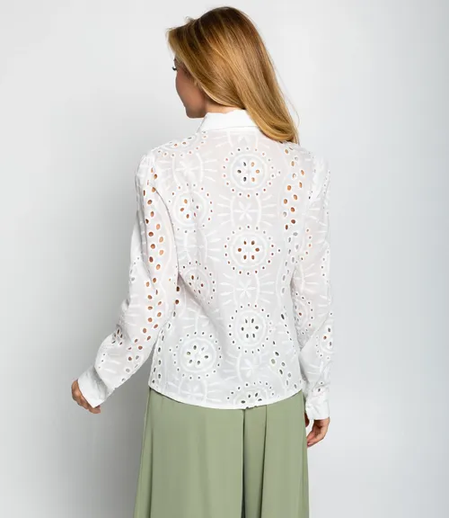 Блуза #ОКТ086009, белый