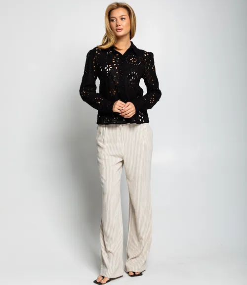 Блуза #ОКТ086009, чёрный