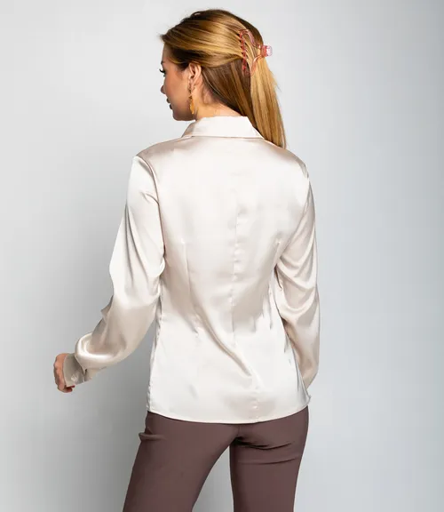 Блуза #ОКТ025022, светло-бежевый