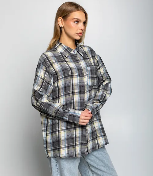 Рубашка #КТ225 (5), серый