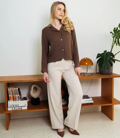 Рубашка #КТ9025 (3), тёмный хаки