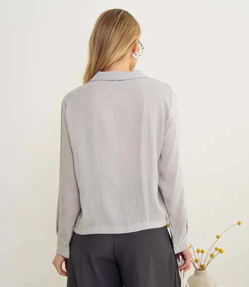 Рубашка #КТ9025 (3), светло-серый