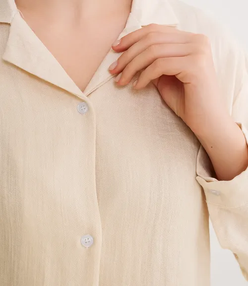 Рубашка #КТ9025 (3), светло-бежевый