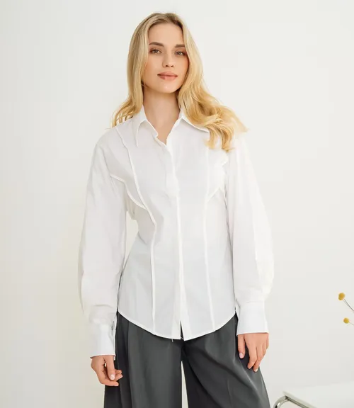 Рубашка #КТ3696, белый