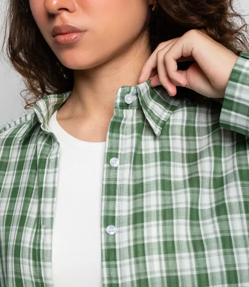 Рубашка #КТ2357 (3), зелёный