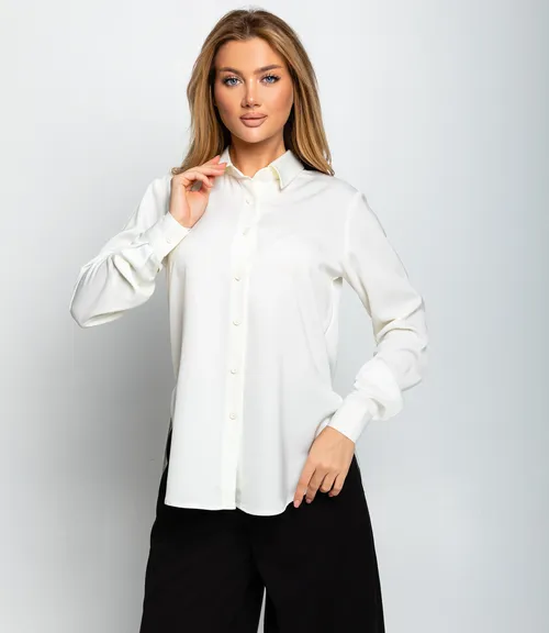 Блуза #1В2321, молоко