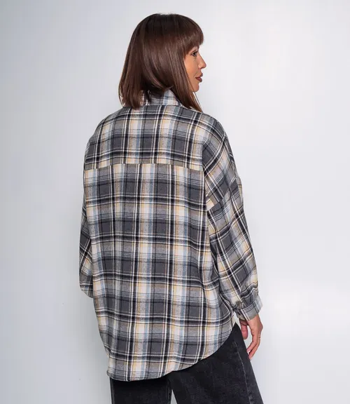 Рубашка #КТ99305, серый