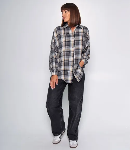 Рубашка #КТ99305, серый