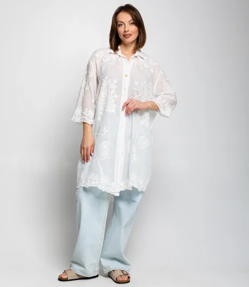 Рубашка #КТ188-30, белый