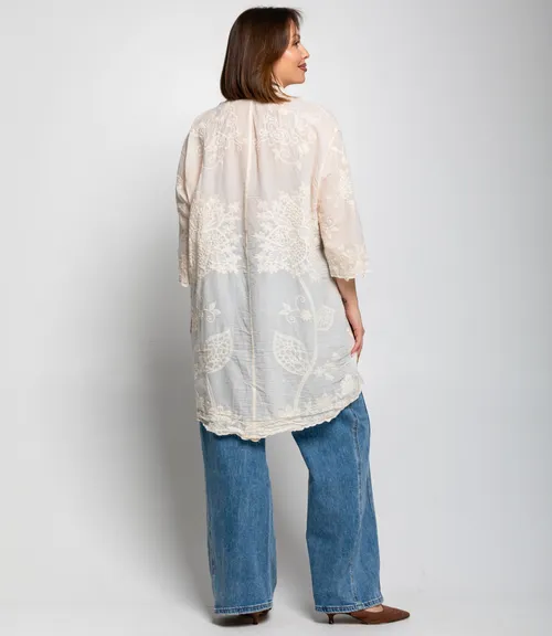 Рубашка #КТ188-30, бежевый