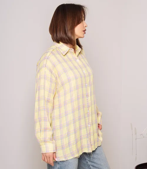 Рубашка #КТ2358 (4), жёлтый