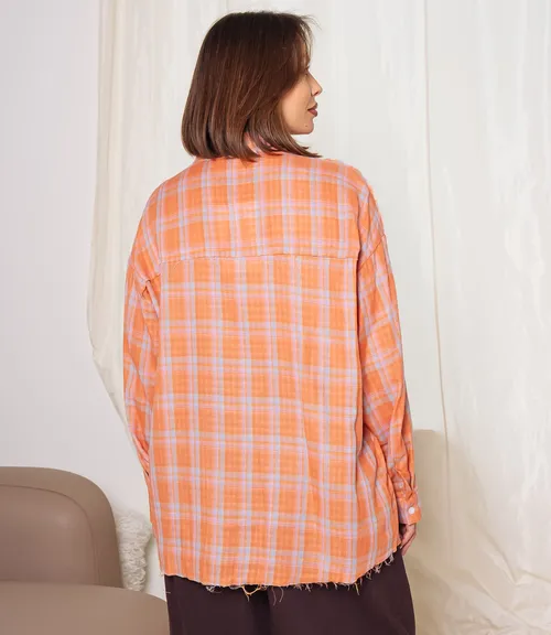 Рубашка #КТ2358 (4), терракотовый