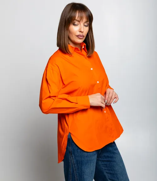 Рубашка #КТ3160 (8), оранжевый