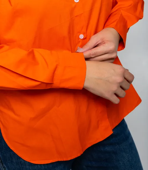 Рубашка #КТ3160 (8), оранжевый