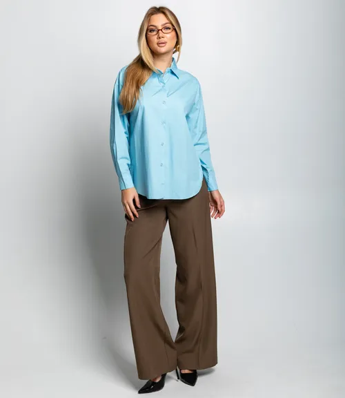 Рубашка #КТ3160 (8), голубой