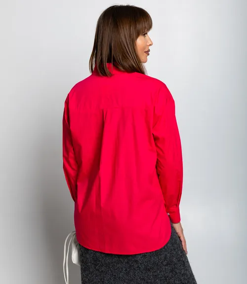 Рубашка #КТ3160 (8), малиновый