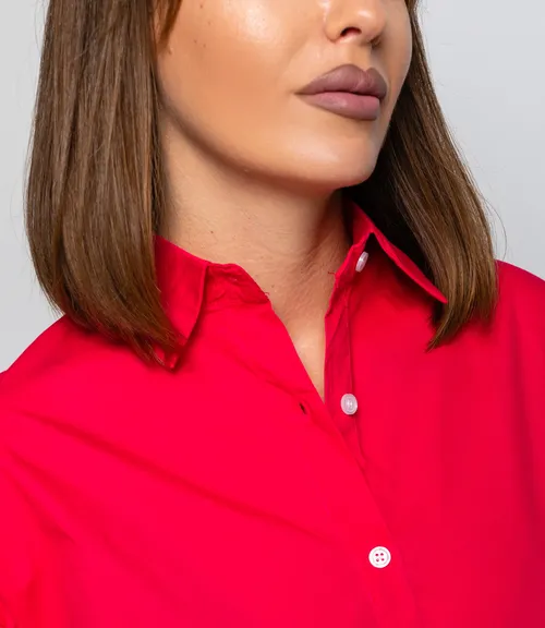 Рубашка #КТ3160 (8), малиновый