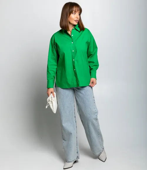 Рубашка #КТ3160 (8), зелёный