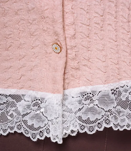 Рубашка #КТ319 (3), пудровый