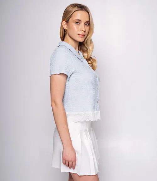 Рубашка #КТ319 (3), светло-голубой