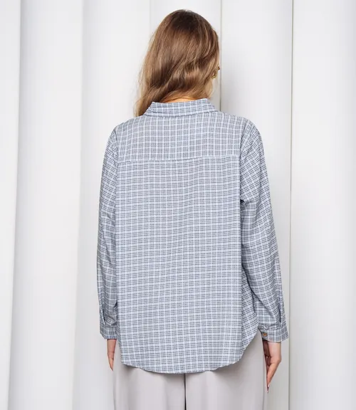 Рубашка #КТ8010 (3), голубой