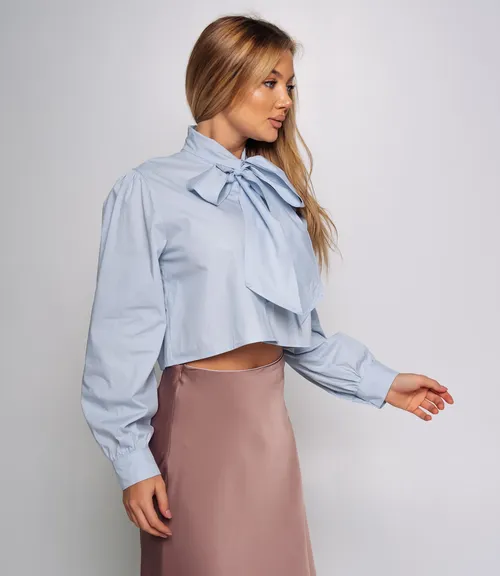Блуза #КТ2516 (3), голубой
