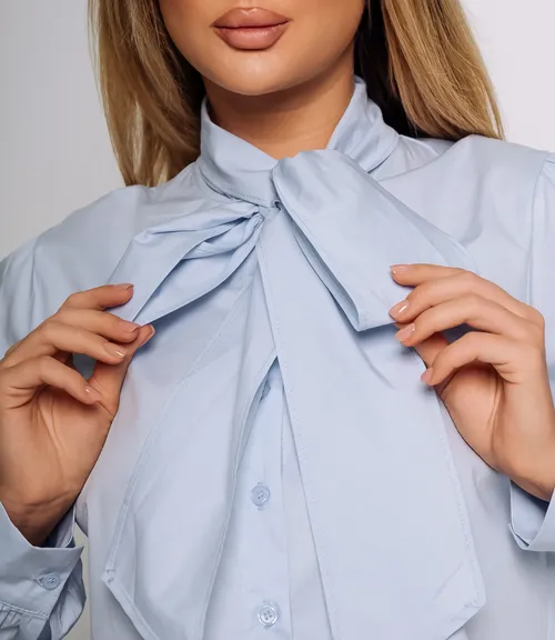 Блуза #КТ2516 (3), голубой