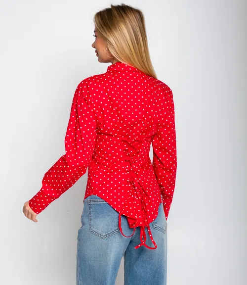 Рубашка #КТ2633 (1), красный