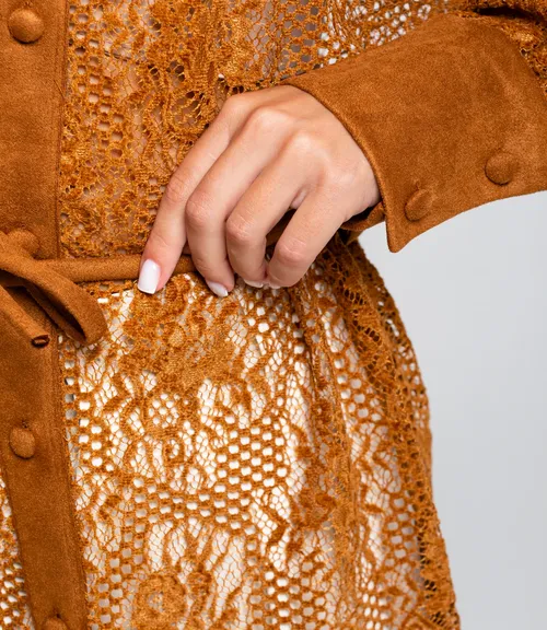 Рубашка #КТ1016 (4), коричневый
