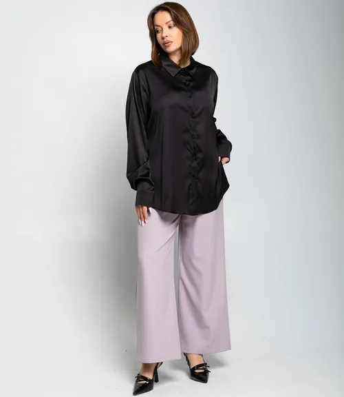 Рубашка #ОКТ085005, чёрный