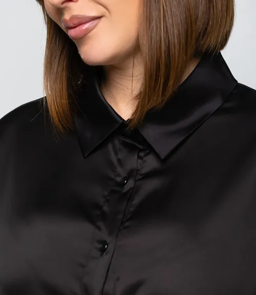 Рубашка #ОКТ085005, чёрный