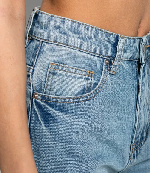 Джинсовые шорты #КТ05 (7), голубой