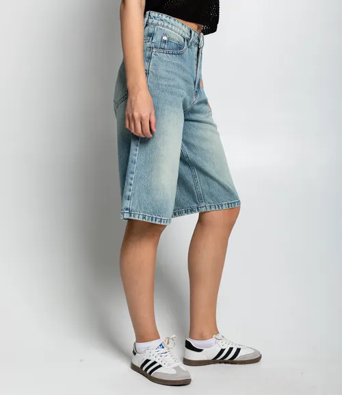 Джинсовые шорты #КТ05 (7)-1, голубой