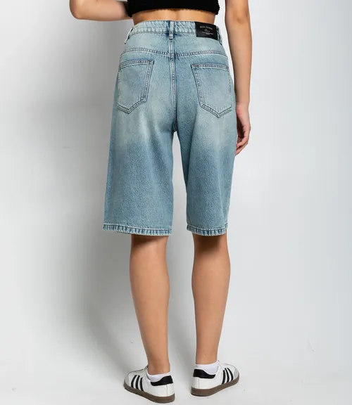 Джинсовые шорты #КТ05 (7)-1, голубой