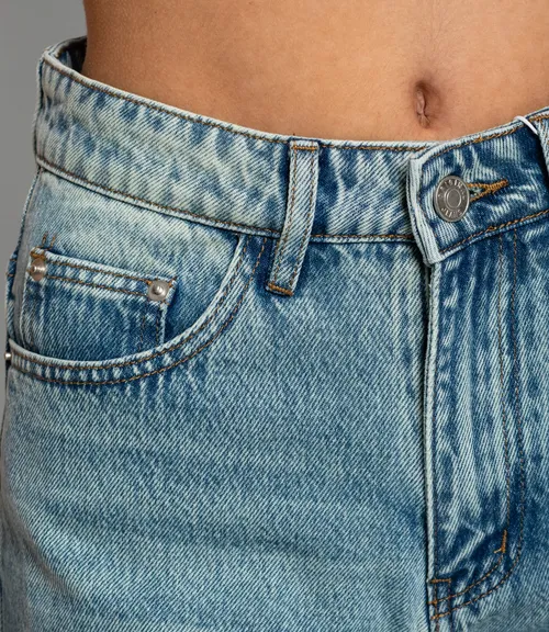 Джинсовые шорты #КТ05 (7)-1, голубой