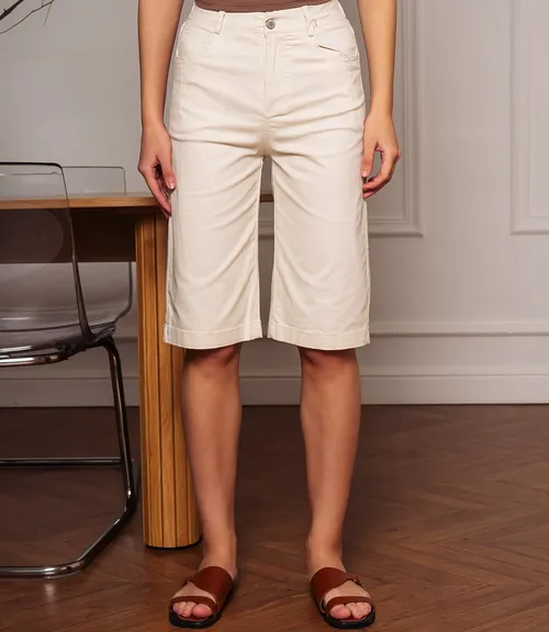 Шорты #КТ8572, светло-бежевый