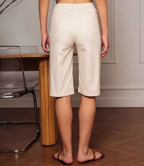 Шорты #КТ8572, светло-бежевый