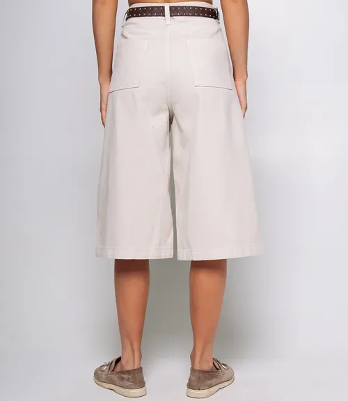 Джинсовые шорты #КТ5035, светло-бежевый