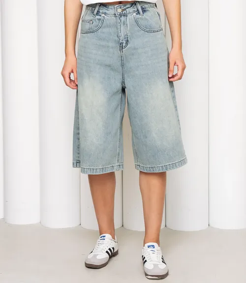 Джинсовые шорты #КТ3256, голубой