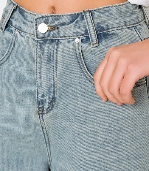 Джинсовые шорты #КТ3256, голубой