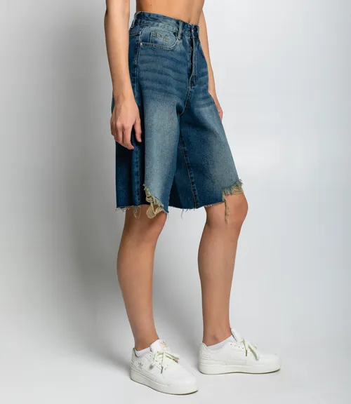 Джинсовые шорты #КТ7781 (1), синий