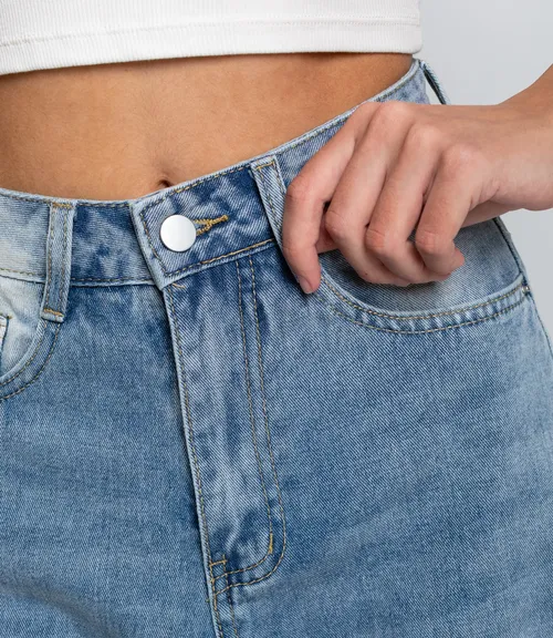 Джинсовые шорты #КТ7781 (1), голубой