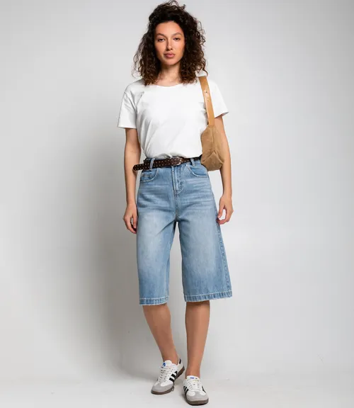 Джинсовые шорты #КТ5035, голубой